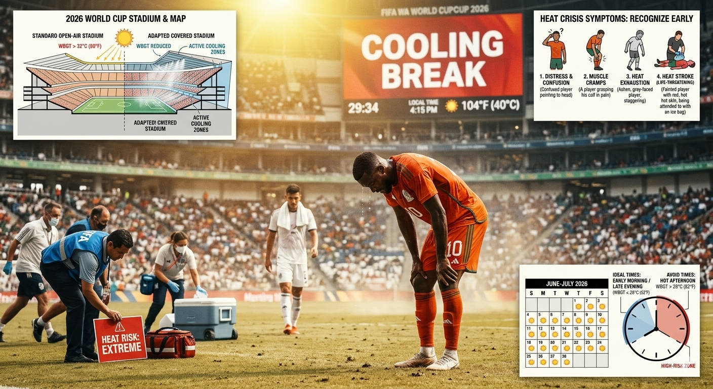 Extreme Heat Could Pose Serious Threat to Players and Fans at 2026 FIFA World Cup